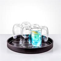 特莱滋(modern&classy) 玻璃杯套装杯水杯子凉水杯套装双层杯耐热