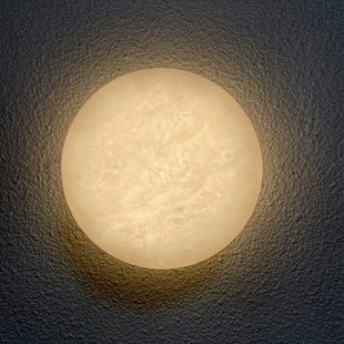 西班牙进口云石壁灯高端中古风玄关客厅装 饰背景墙灯卧室床头灯具