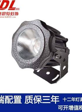 led照树灯射树灯景观草坪插地灯COB投光灯10W20W30WIP65防护七彩