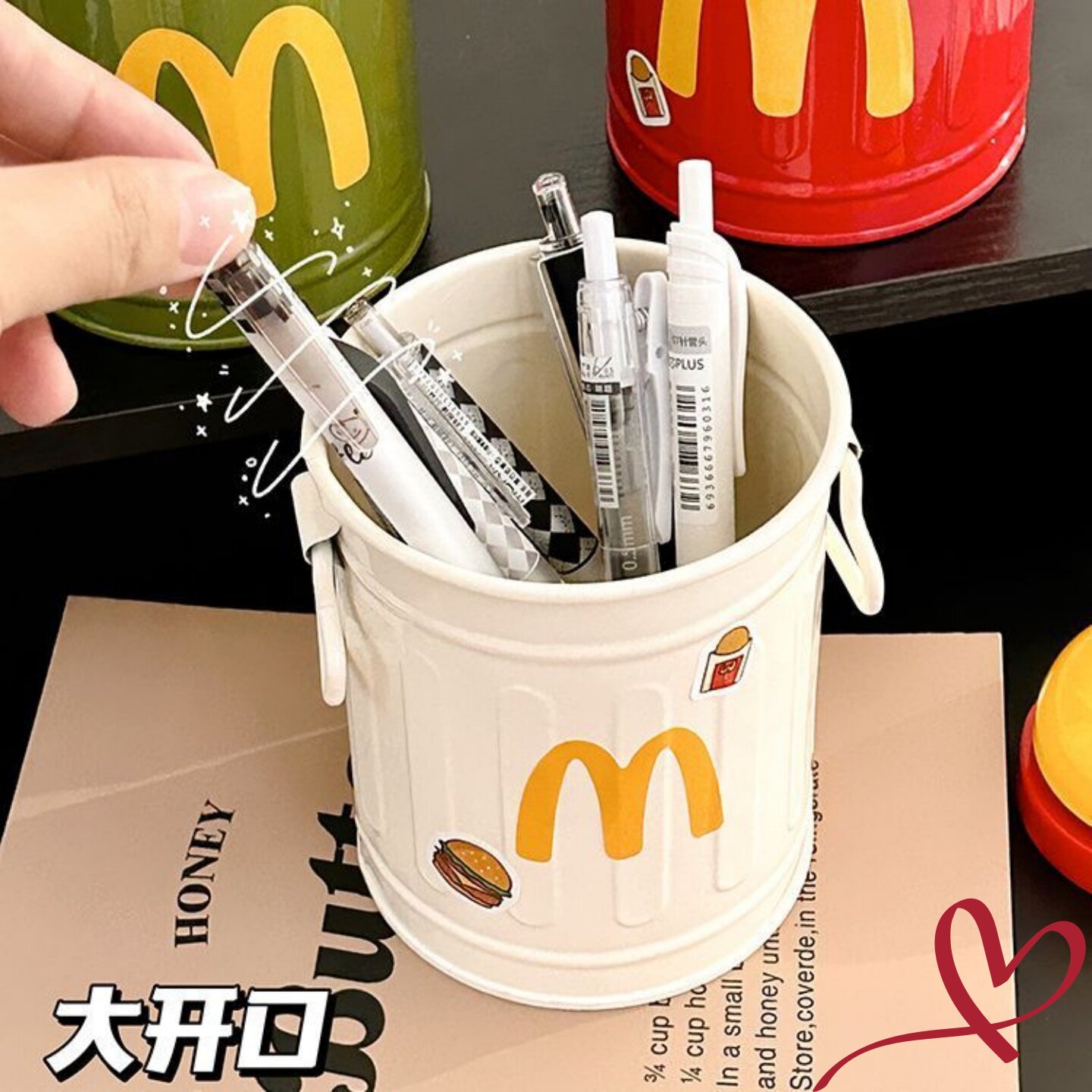 麦门M收纳学生桌面可爱摆件办公