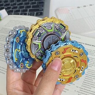 新款 链条齿轮指尖陀螺手指旋转二合一男孩解压神器儿童玩具礼物