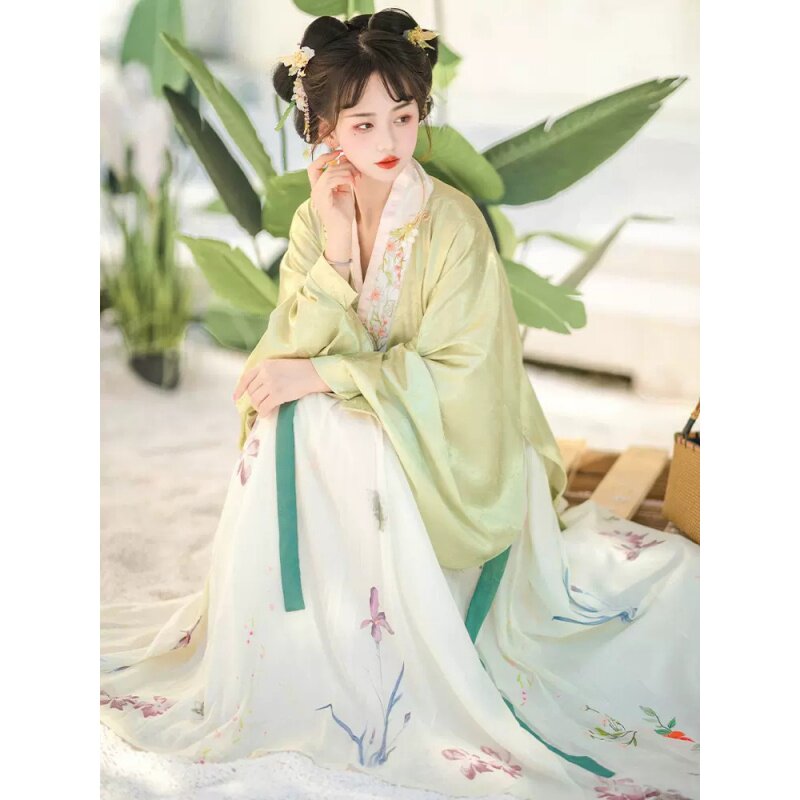 促销汉虞葵明制新款原创女爆款交领袖中国风汉服古装麻类混纺琵琶使用感如何?