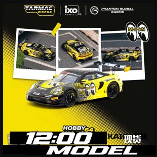 TW 1:64 保时捷月亮眼 911 GT3 R 2025GT世界挑战赛亚洲 合金车模