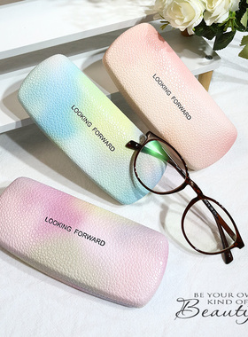 日本2024新款眼镜盒便携女墨镜盒收纳盒子眼睛盒高级感女款男防压