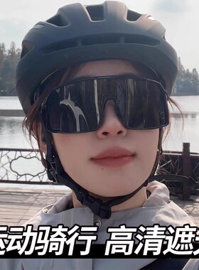 日本户外运动骑行防护眼镜滑雪镜登山防风自行车墨镜护目镜太阳镜