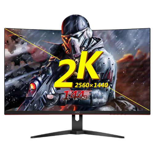 2K32寸AOC CQ32G2E二手显示器曲面屏高清台式电竞144Hz 240HZ