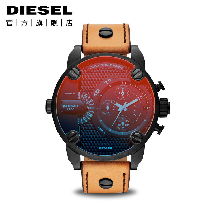 Diesel/µÏÈüÊÖ±íÄÐʯӢ±í2018пîÄÐÊÖ±íºìÀ¶Æ«¹âʱÉзÀË®DZ7408
