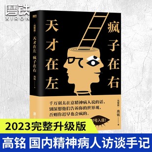 新版现货！【天才在左疯子在右】完整版 高铭孙志文 增10个被封杀篇章 心理学重口味小说推理悬疑故事书哲学