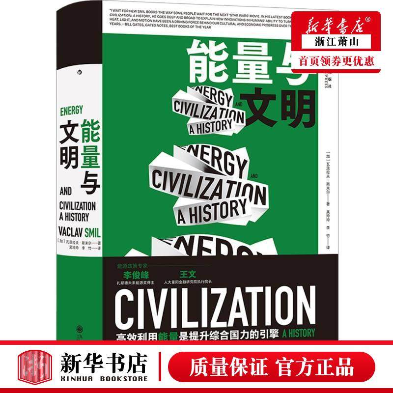 新华正版 能量与文明精 加瓦茨拉夫斯米尔吴玲玲 数理化学科 力学 九州 后浪咨询（北京） 图书籍