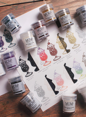 超闪光全息WS浮雕凸粉1半不透明立体英国进口WOW质感白金属闪耀亮