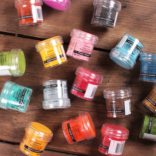 乡村花园果冻彩色凸粉浮雕粉原装 Ranger美国立体神奇花卉鲜亮卡纸