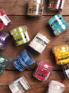 立体闪亮光浮雕凸粉Ranger美国Embossing婚纱手工DIY原分装Tinsel