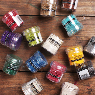 立体闪亮光浮雕凸粉Ranger美国Embossing婚纱手工DIY原分装 Tinsel