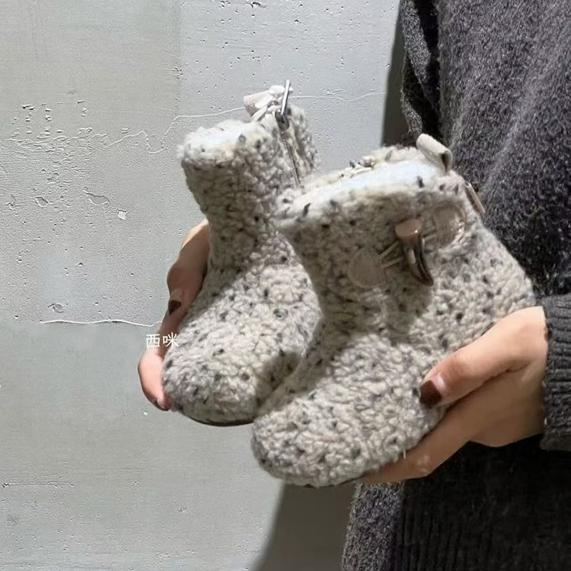 女童毛毛靴儿童雪地鞋冬季新款韩版毛呢鞋子小童保暖冬鞋宝宝棉靴,童鞋/婴儿鞋/亲子鞋,雪地靴,淘宝优惠券,粉丝福利购,淘宝优惠卷