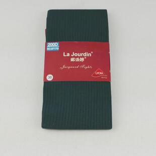 清仓特价 娜娇婷8717G 春秋款200D提花竖条纹天鹅绒彩色连裤袜