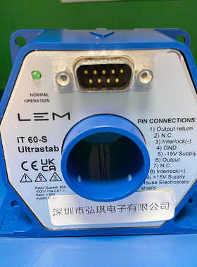 IT 60-S ULTRASTAB LEM莱姆霍尔电流传感器闭环磁通门 IT60-S