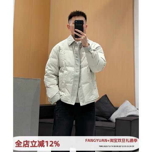 高级感男士轻薄羽绒服通勤上衣