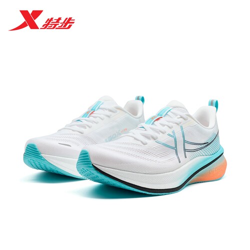 特步360X2LITE跑步鞋男2025夏季鞋透气轻弹训练跑鞋X975219110003