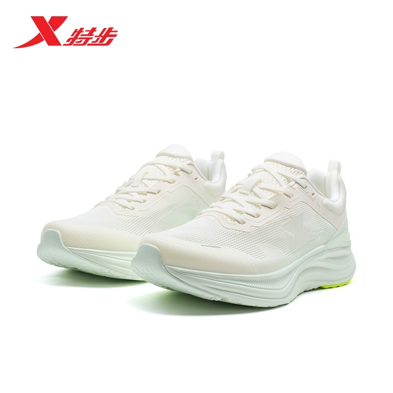 特步行云丨跑鞋女士2025夏季新款减震运动鞋子黑色透气休闲跑步鞋