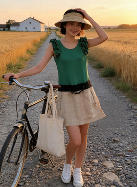 PSALTE*R诗/翩专选肩部立体花繁复经典桑蚕丝拼接连衣裙设计感时