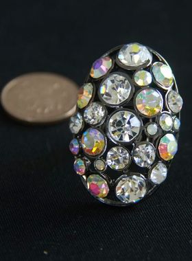 沉淀光辉夸张质感超闪独家戒指