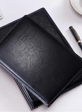 红缘皮面笔记本记事本日记本B35100K3560K3548K 3525K B3518K正品