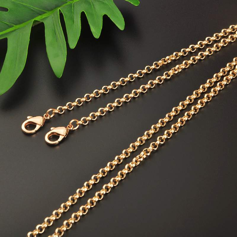 铜链老花包带斜挎链条肩带单买