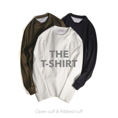 VIVIIVII THE T-SHIRT全新舒适领口立体剪裁柔棉长袖 螺纹与开口