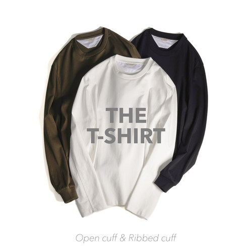 VIVIIVII THE T-SHIRT全新舒适领口立体剪裁柔棉长袖 螺纹与开口