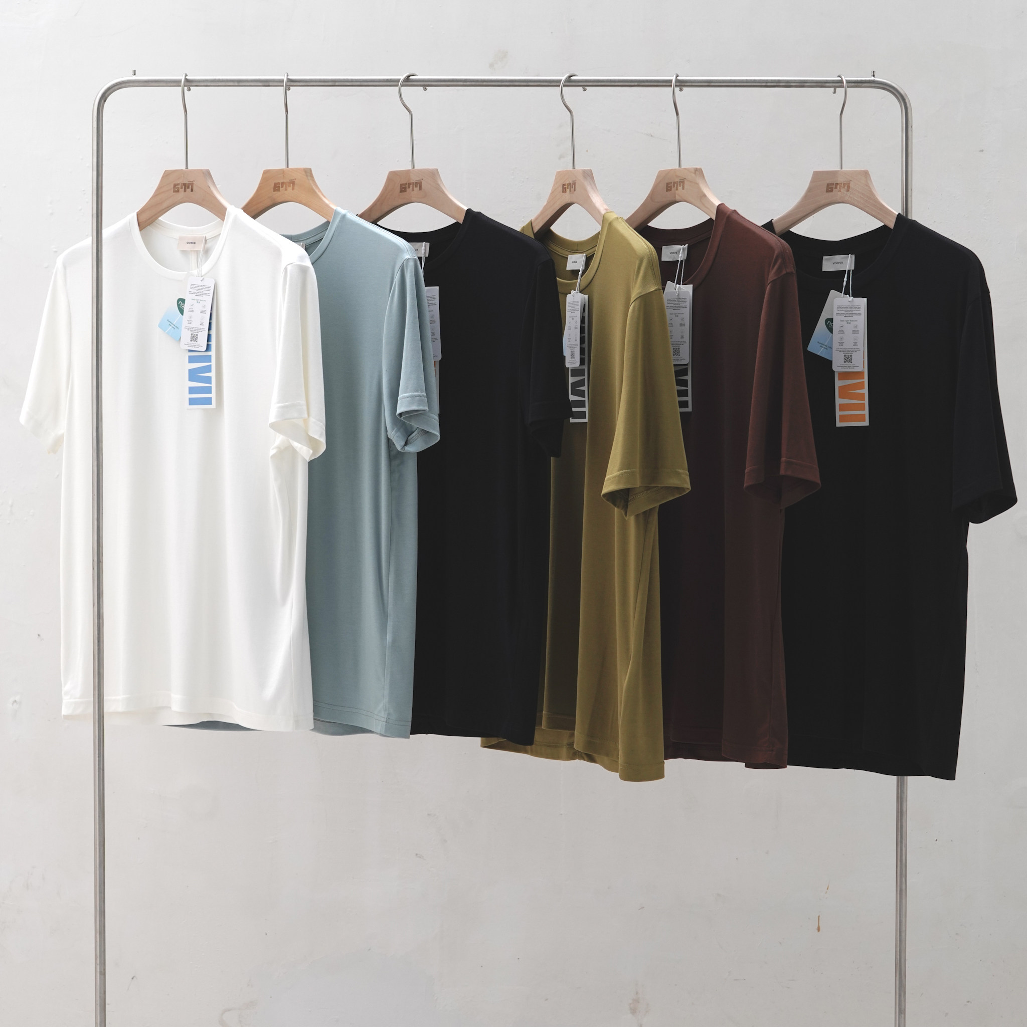 VIVIIIVII 醋酸纤维丝光凉感 双链后中包骨 多场合时尚四季短袖,男装,T恤,淘宝优惠券,粉丝福利购,淘宝优惠卷