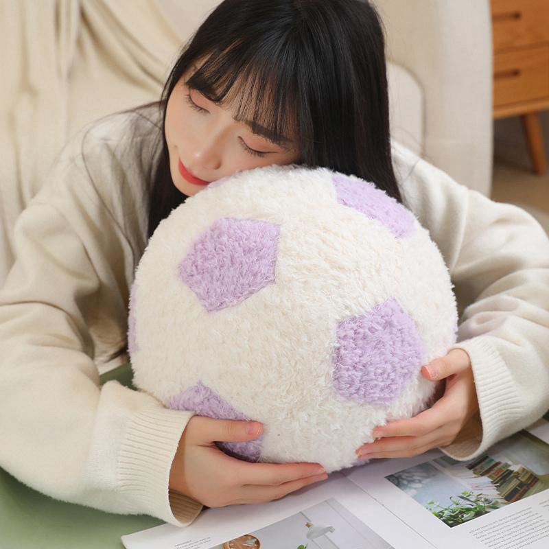 创意球形抱枕毛绒玩具球靠垫儿童安抚玩偶搂抱布娃娃男女生日礼物