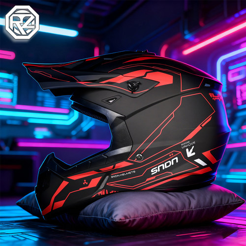 ORZ新款摩托车头盔男女全盔揭面盔四季个性尾翼蓝牙时尚3C认证