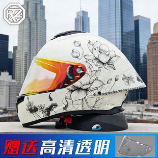 ORZ百花齐放摩托车头盔男机车全盔女四季通用R50S春夏3c认证摩雷
