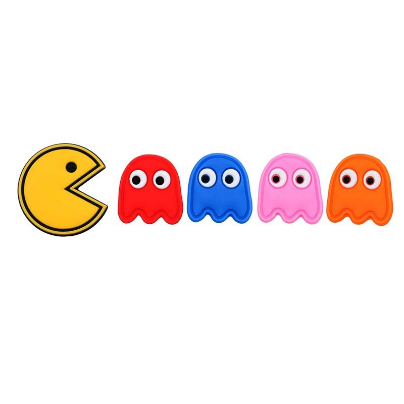 电玩像素宝可梦立体pvc魔术贴球鞋贴塑胶魔术章可爱包贴钩面徽章