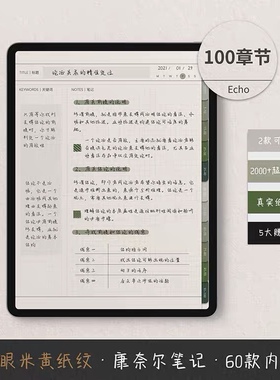 电子手帐ipad康奈尔笔记本goodnotes5笔记模板notability