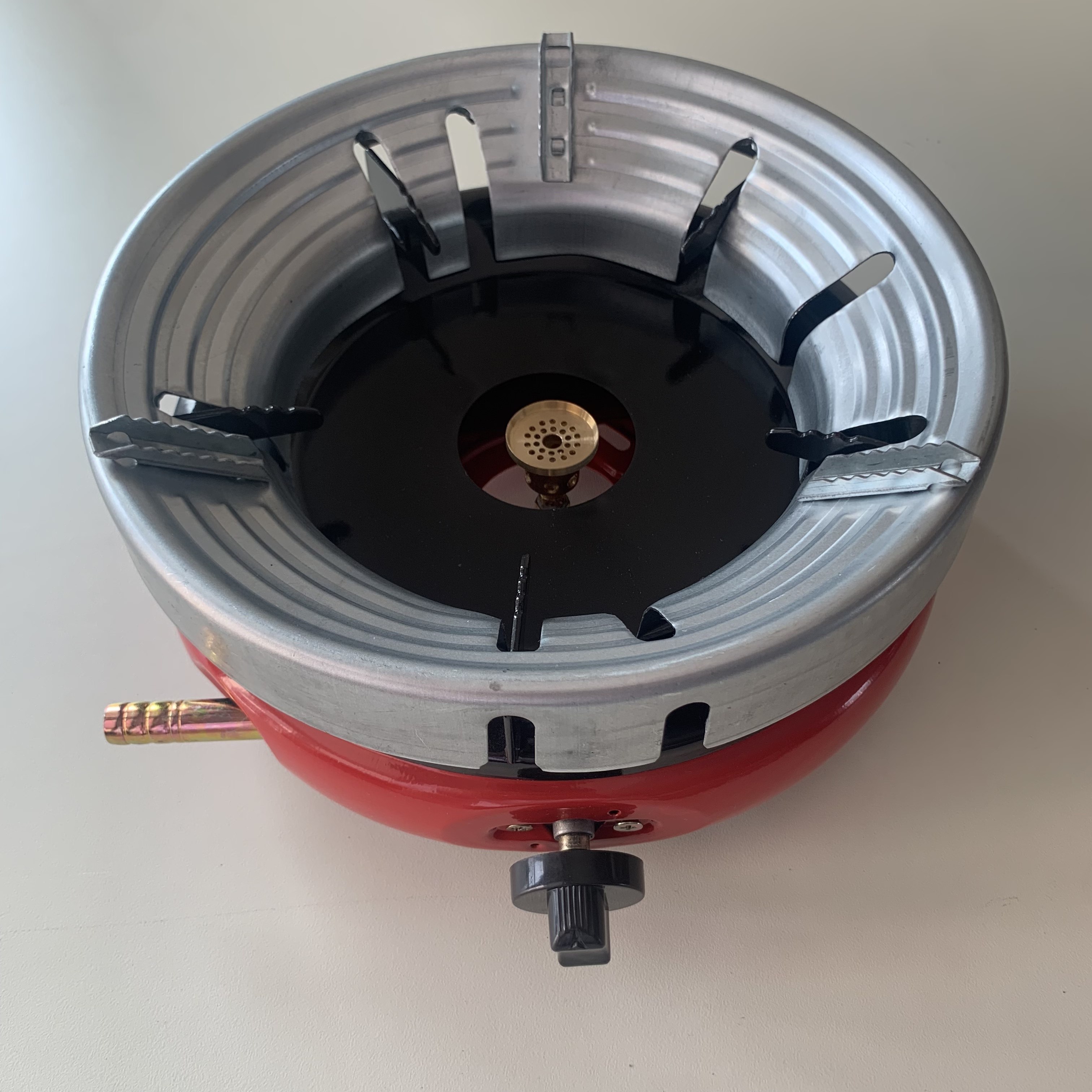 防风简易煤气炉便携燃气单灶火锅节能炉具小圆炉野营野炊迷你