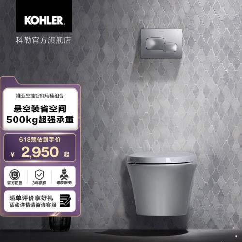 壁挂式马桶科勒简单快捷