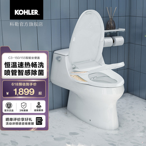 多功能恒动速热型马桶盖智能盖板