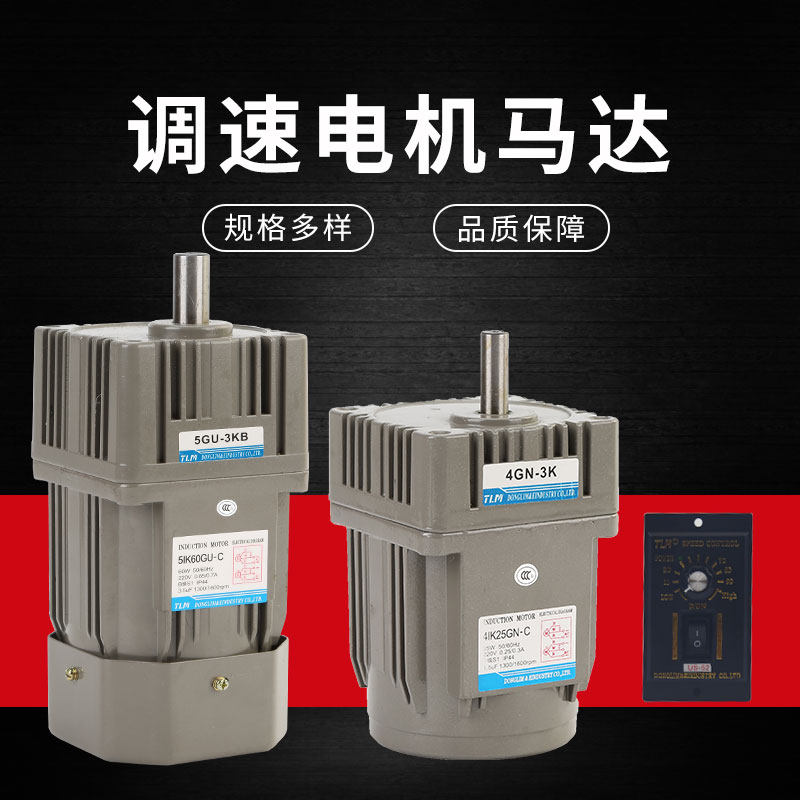 小减速电机 220v定速小型减速机微型低速电动机120w单相交流马达