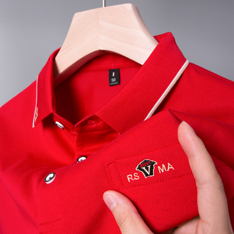 男士POLO衫短袖爸爸夏装本命年