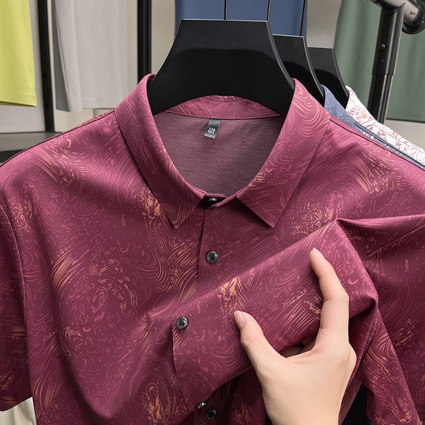 喜公公婚礼碎花红色中老年人衣服