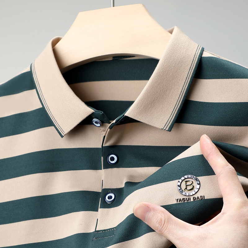 爸爸夏装体桖plol上衣粉色年轻