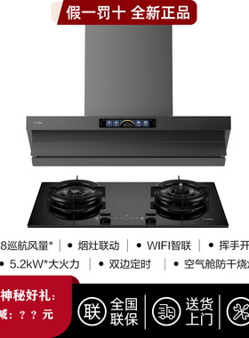 方太V1S-G+TEK21/TEK20抽油烟机燃气灶套装顶侧大吸烟机灶具套餐