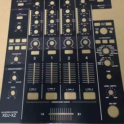 先锋PIONEER XDJ-XZ面板混音台DJ打碟机黑色铁板推子板现货供应