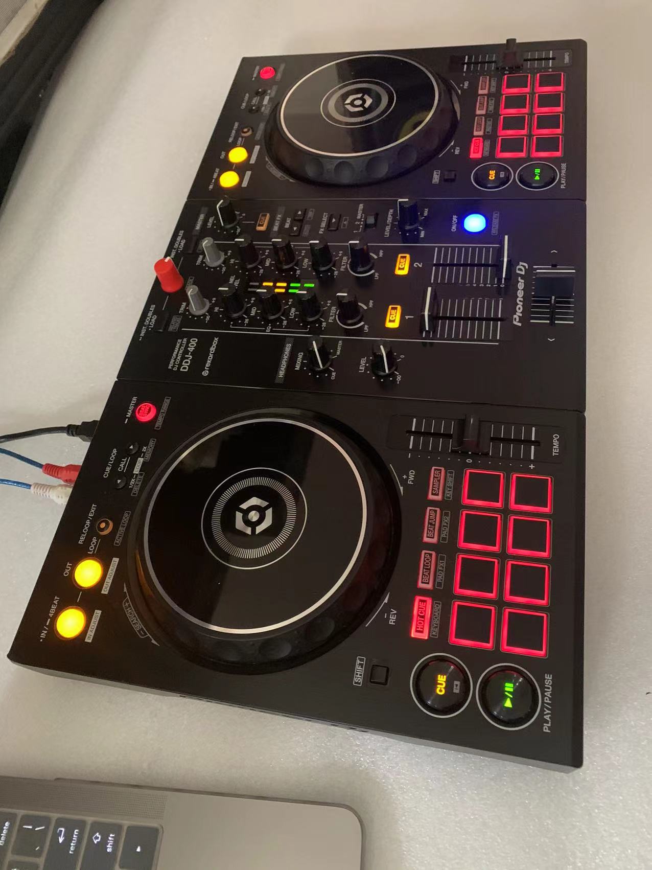 先锋DDJ-400入门打碟机ddj400控制器先锋400一体机rekordbox软件