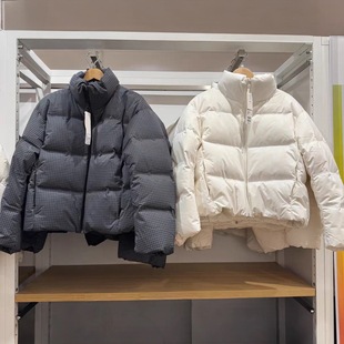 纯单！2025冬新款无缝羽绒服短茄克立领保暖外套夹克478578