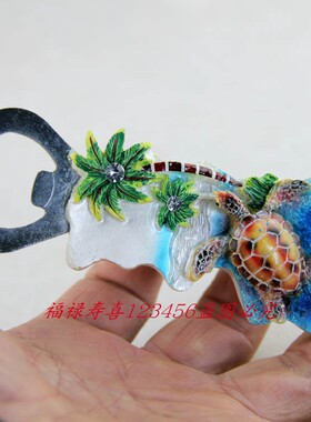 马尔代夫旅游纪念品冰箱贴磁贴开瓶器装饰工艺品