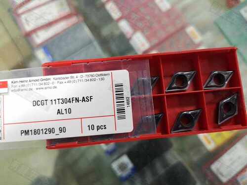 德国ARNO进口DCGT11T304FN-ASF AL10外圆刀片55度精车R角0.4 - 封面