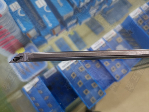 包邮钨钢合金装VC08抗震刀杆8MM内孔端面圆弧尖刀C08K-SVJCR08