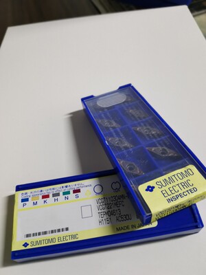 现货原装VCGT110304MN-FC AC530U日本住友不锈钢35度R0.4精车刀片